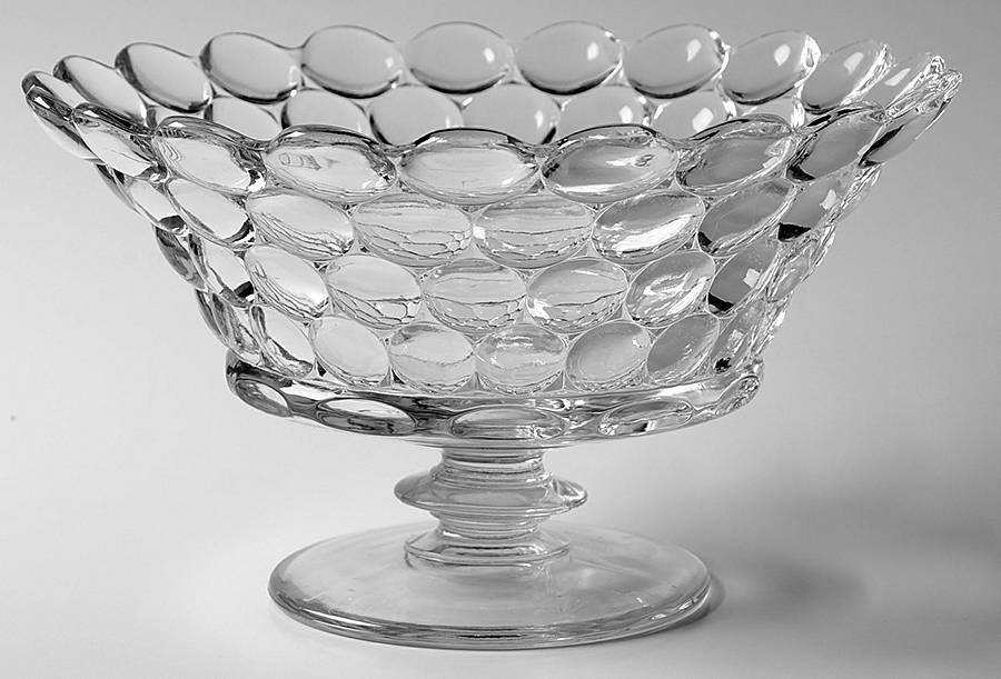 Thousand Eye Clear 9" Belled Bowl by Westmoreland-1