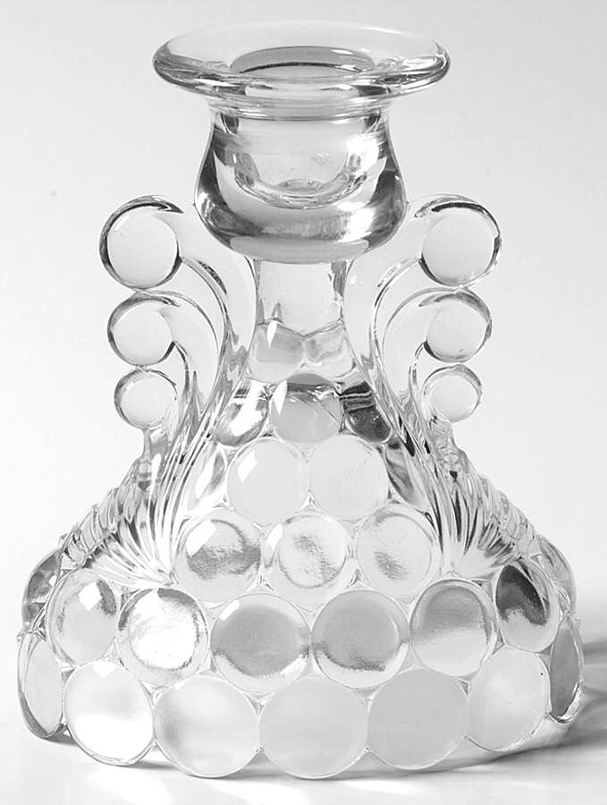 Thousand Eye Clear Single Light Candlestick by Westmoreland-1