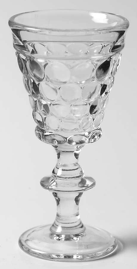 Thousand Eye Clear Cordial Glass by Westmoreland-1