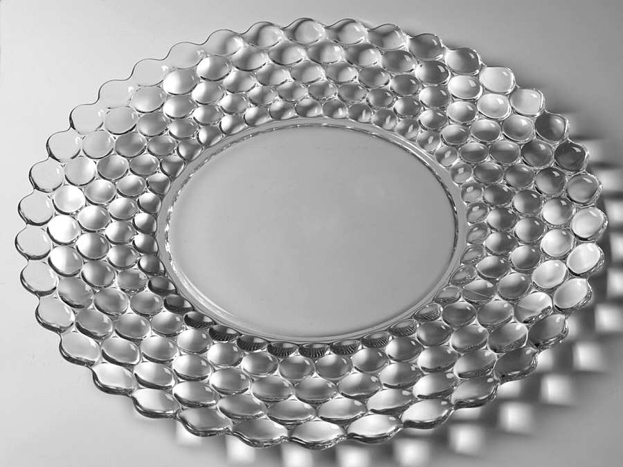 Thousand Eye Clear 18" Torte Plate by Westmoreland-1
