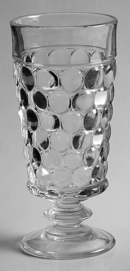 Thousand Eye Clear Footed Tumbler by Westmoreland-1