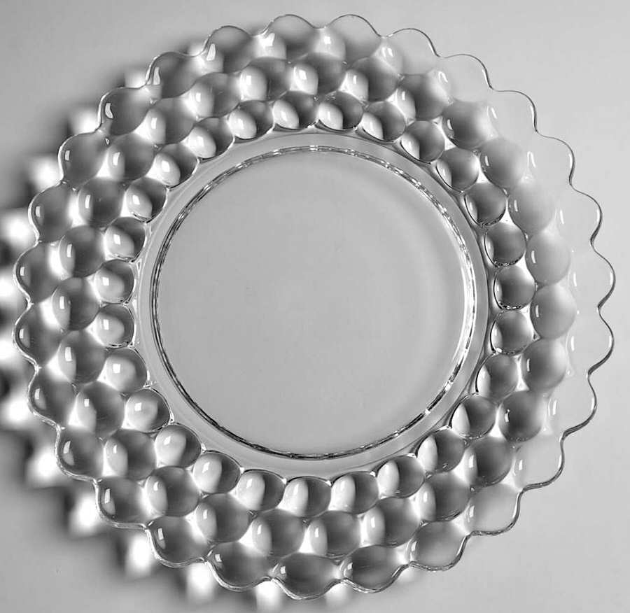 Thousand Eye Clear Luncheon Plate by Westmoreland-1