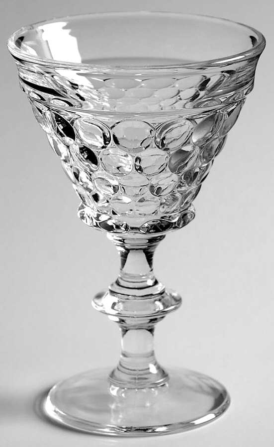 Thousand Eye Clear Wine Glass by Westmoreland-1