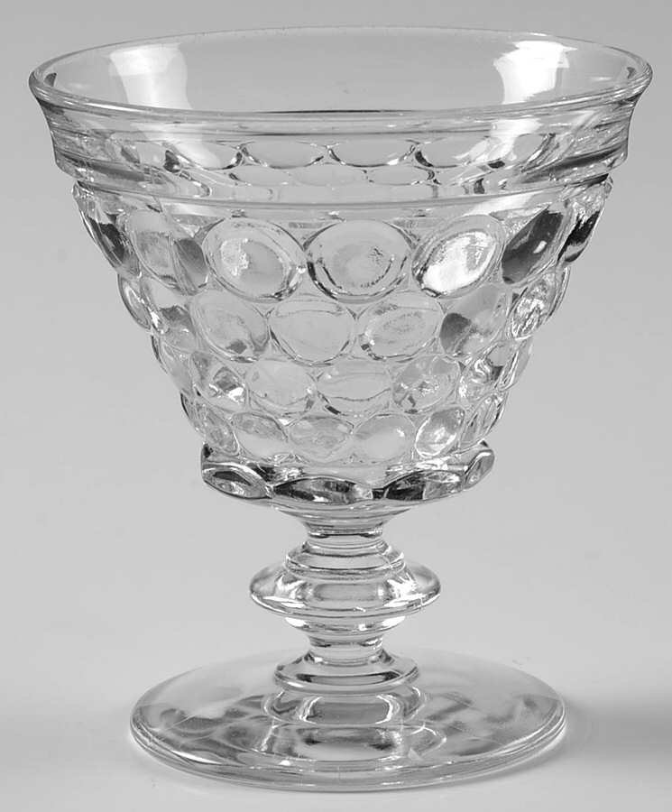 Thousand Eye Clear Low Sherbet by Westmoreland-1