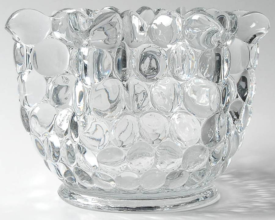 Thousand Eye Clear Large Flower Arranger Vase by Westmoreland-1