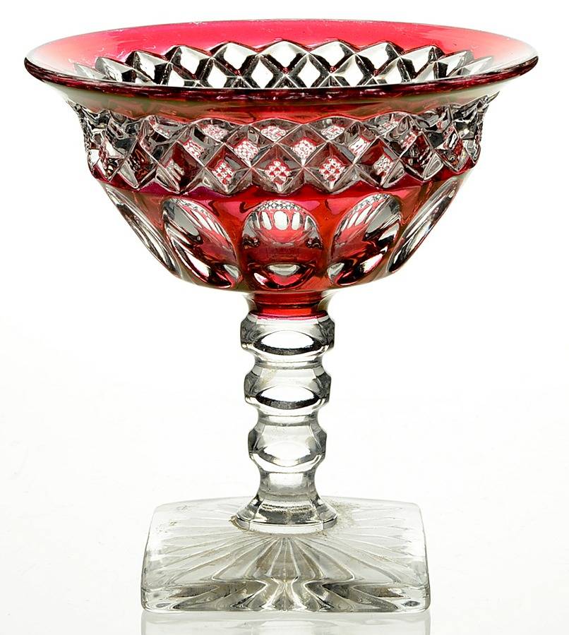 Waterford Ruby Bowl Champagne/Tall Sherbet by Westmoreland-1