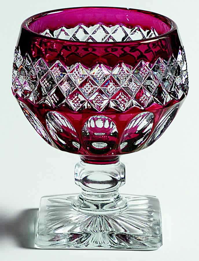 Waterford Ruby Bowl Low Sherbet by Westmoreland-1