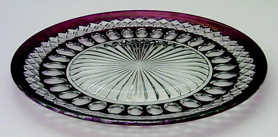 Waterford Ruby Bowl Luncheon Plate by Westmoreland-1