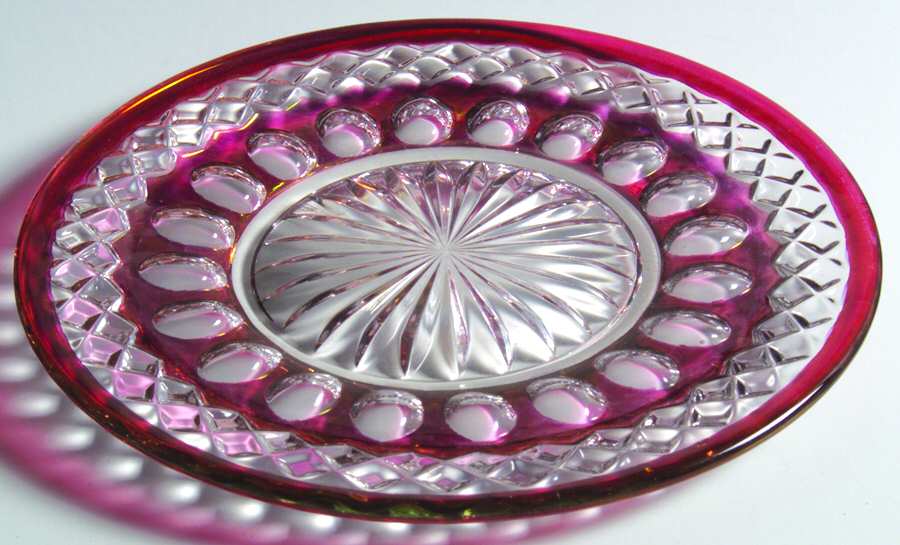 Waterford Ruby Bowl Bread & Butter Plate by Westmoreland-1