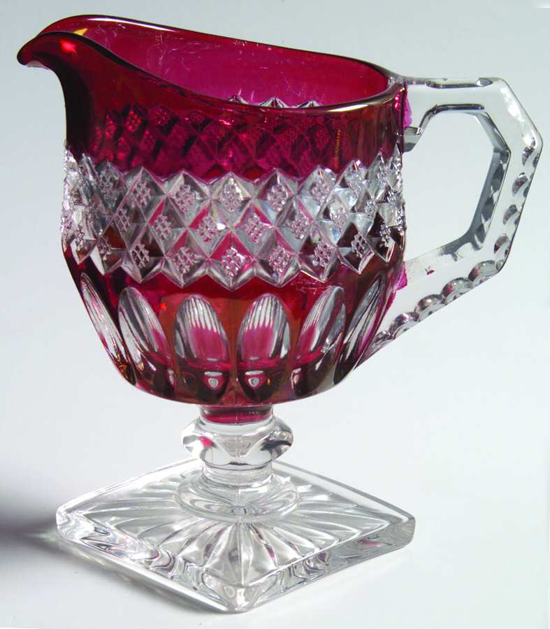 Waterford Ruby Bowl Creamer by Westmoreland-1