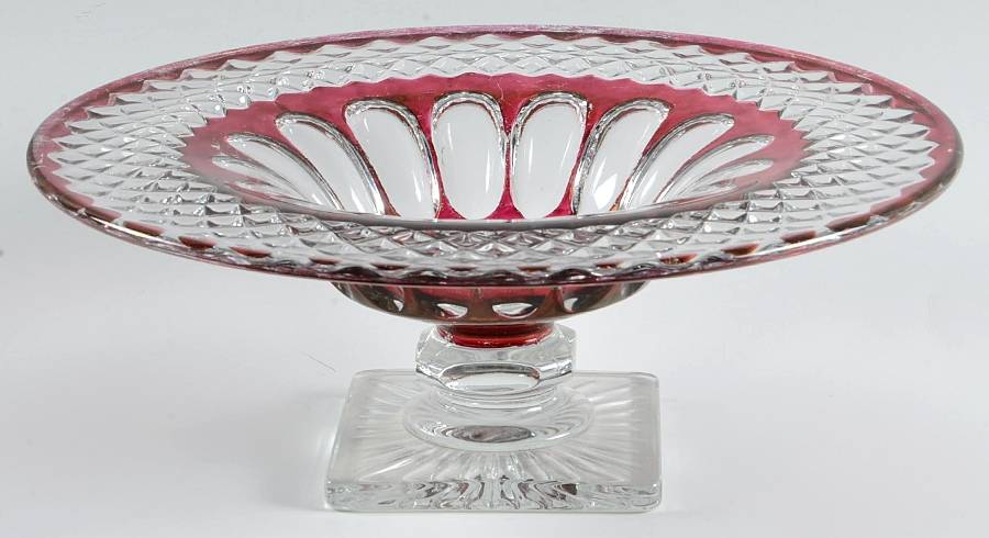 Waterford Ruby Bowl 11" Flared Bowl by Westmoreland-1