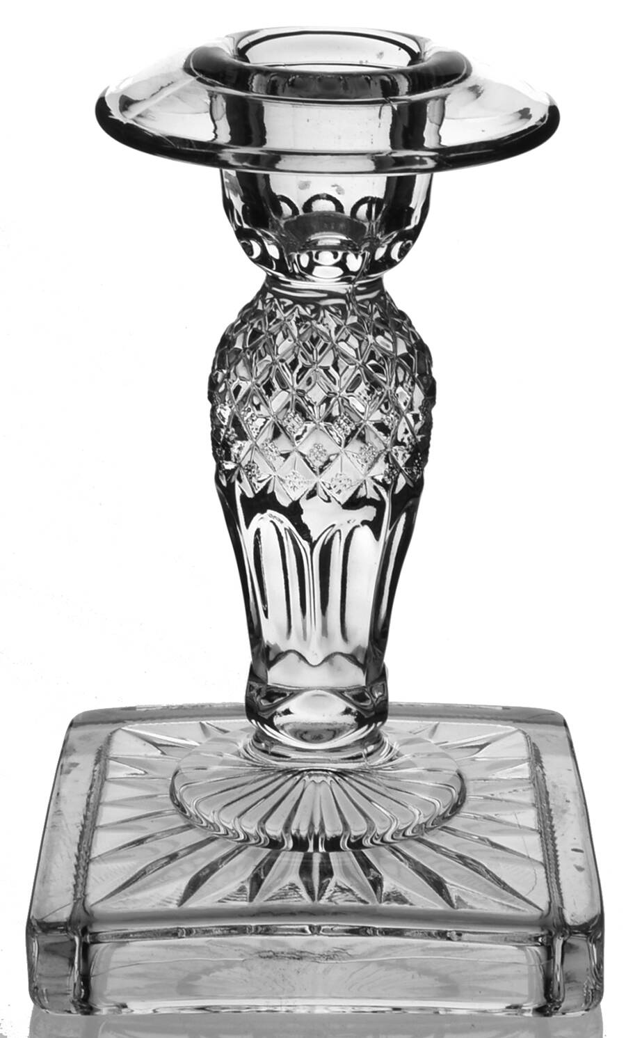Waterford Clear (Stem 1932) Single Light Candlestick by Westmoreland-1