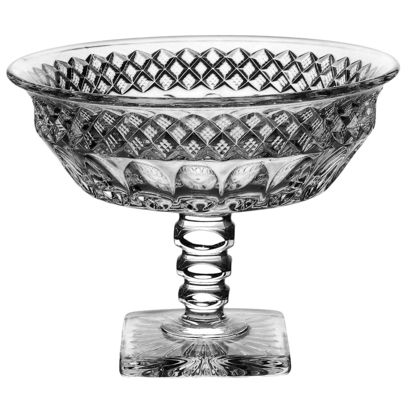 Waterford Clear (Stem 1932) Compote by Westmoreland-1