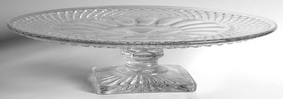 Waterford Clear (Stem 1932) 12" Diameter Cake Stand/Pedestal by Westmoreland-1