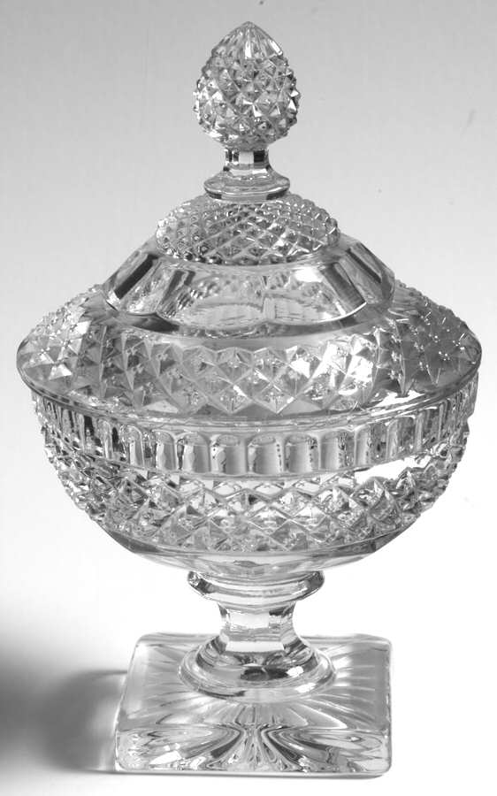 Waterford Clear (Stem 300) Candy Dish & Lid by Westmoreland-1
