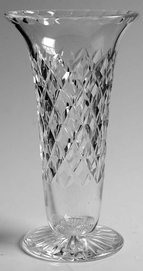 Dennis Diamonds 8" Flower Vase by Webb Thomas-1