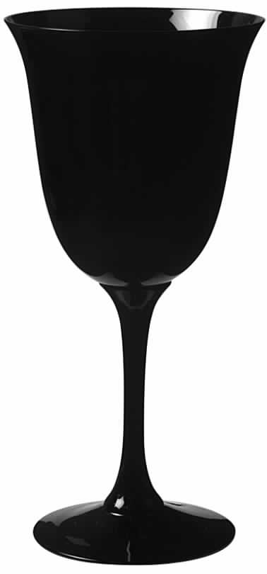 WMC1 (Black) Water Goblet by Woodmere Studio Crystal-1