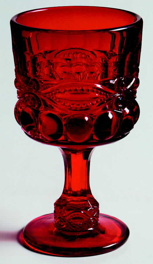 Eyewinker Ruby Wine Glass by L G Wright Glass-1
