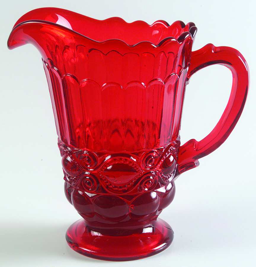 Eyewinker Ruby 32 Oz Pitcher by L G Wright Glass-1
