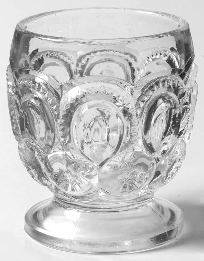 Moon and Star Clear 5 Oz Footed Tumbler by L G Wright Glass-1