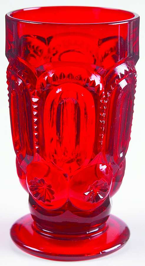 Moon and Star Ruby Iced Tea by L G Wright Glass-1