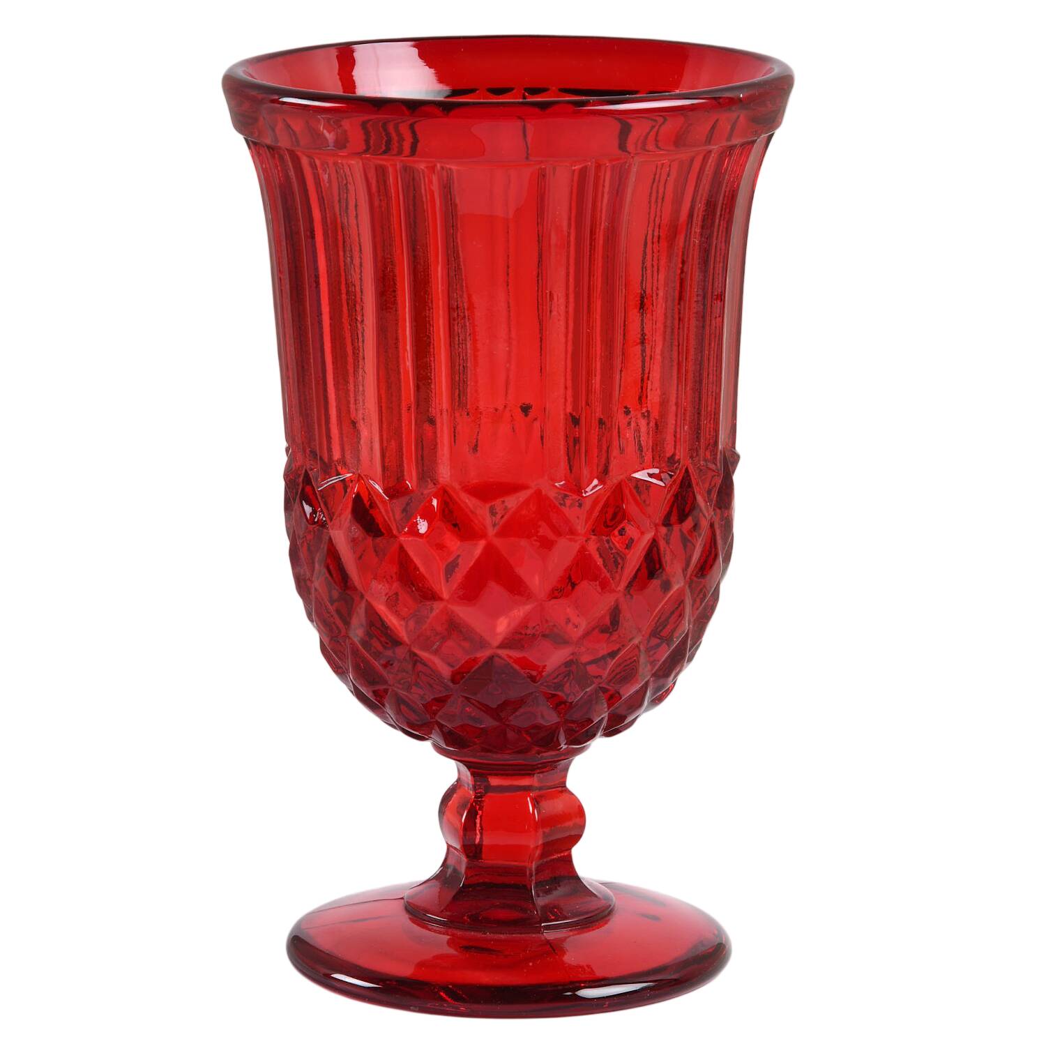 Sawtooth Ruby Iced Tea by L G Wright Glass-1