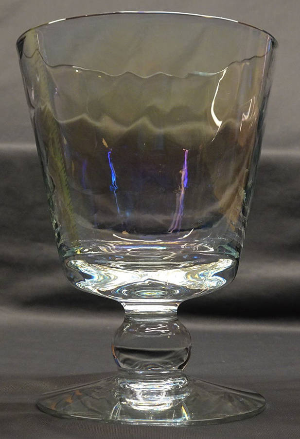Iridescent Luster On the Rocks Glass by West Virginia Glass Specialty-1