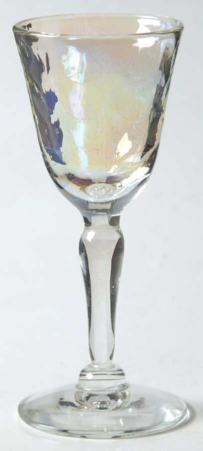 Iridescent Luster Cordial Glass by West Virginia Glass Specialty-1