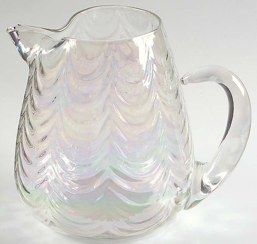 Iridescent Luster 80 Oz Pitcher by West Virginia Glass Specialty-1