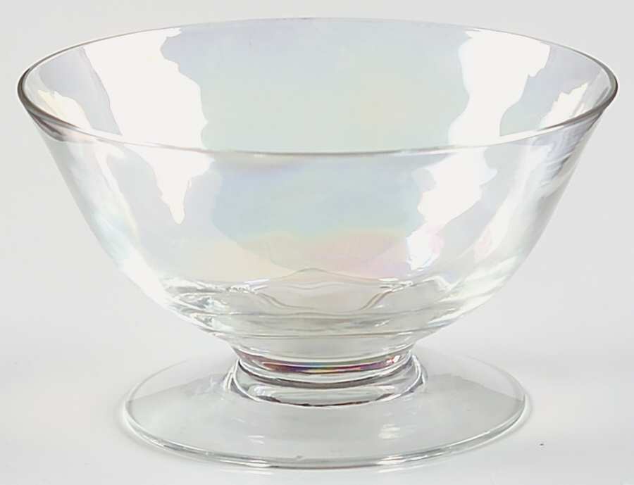 Iridescent Luster Footed Dessert by West Virginia Glass Specialty-1