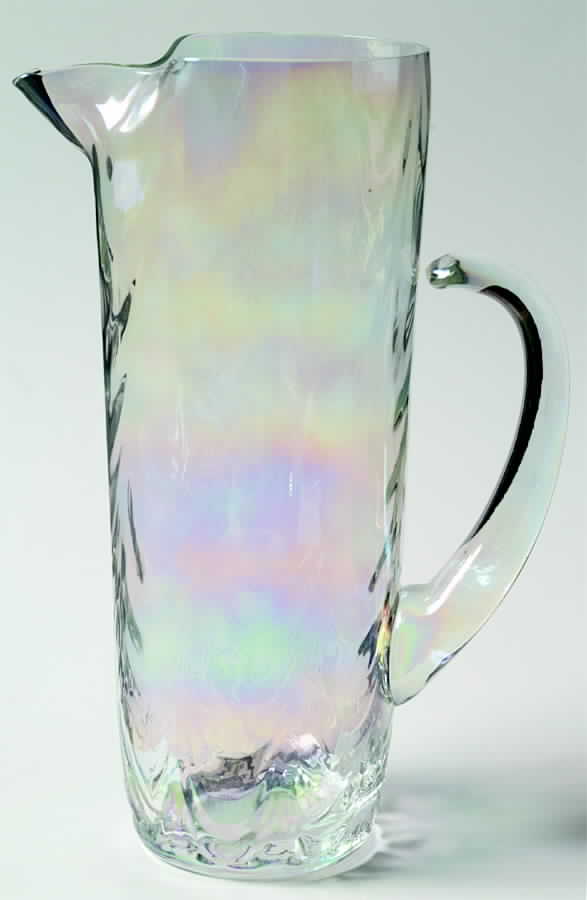 Iridescent Lustre Martini Pitcher by West Virginia Glass Specialty-1