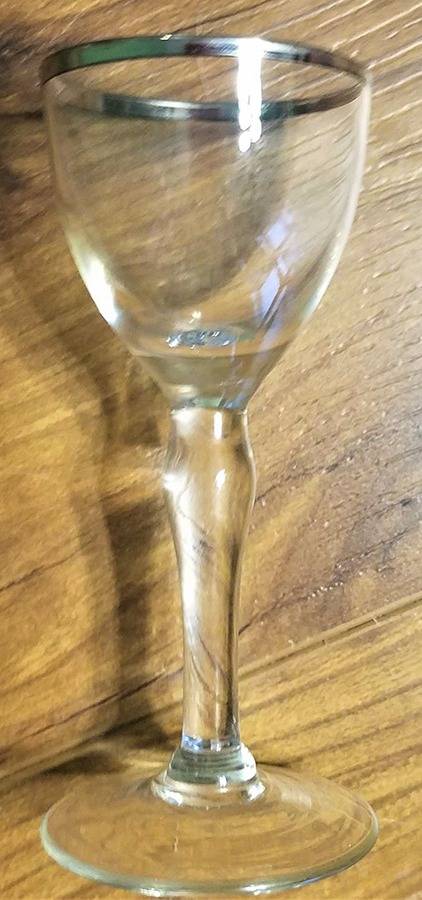 Princess Platinum (Stem #1960) Cordial Glass by West Virginia Glass Specialty-1