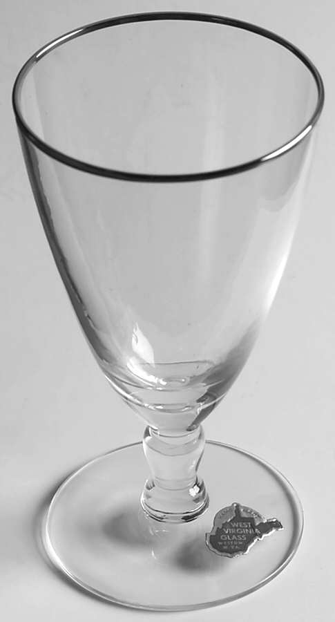 Princess Platinum (Stem #1960) Juice Glass by West Virginia Glass Specialty-1