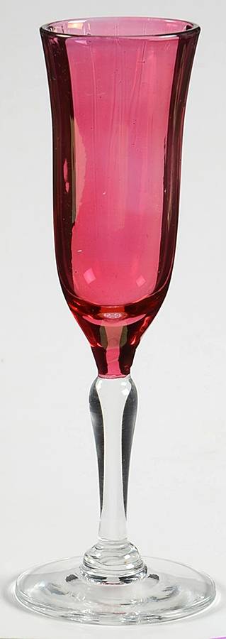 Rose Lustre Brandy/Cordial Glass by West Virginia Glass Specialty-1