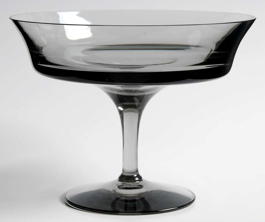 Theo Smoke Round Compote (Height X Width) by Wedgwood-1