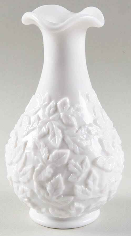 Bramble Milk Glass 6" Bud Vase by Westmoreland-1