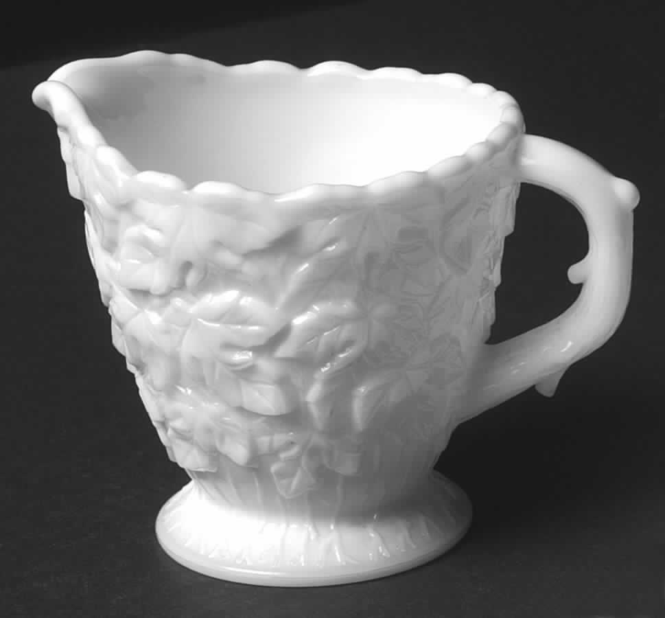 Bramble Milk Glass Creamer by Westmoreland-1