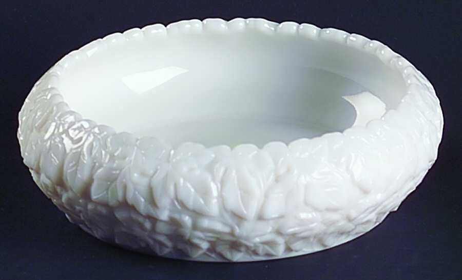 Bramble Milk Glass 5" Cupped Bowl by Westmoreland-1