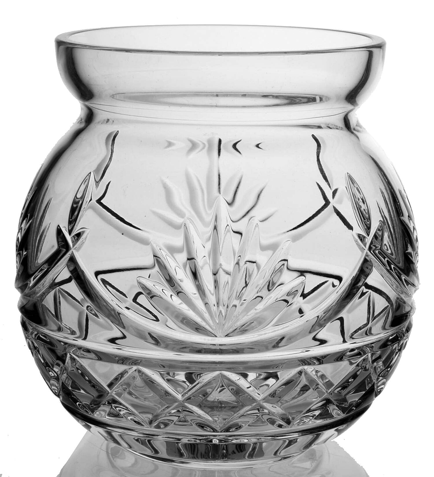 Newgrange Biscuit Barrel No Lid by Waterford Crystal-1