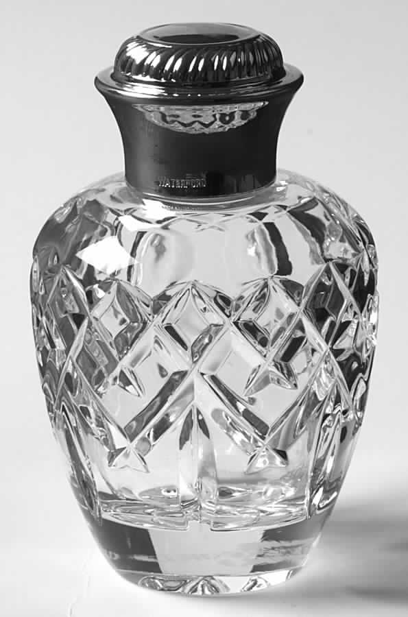 Iveagh Round Perfume Bottle & Stopper by Waterford Crystal-1