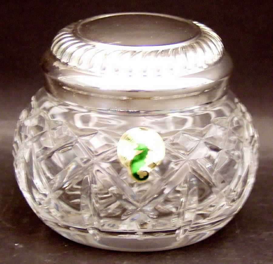 Iveagh Trinket Box with Lid by Waterford Crystal-1