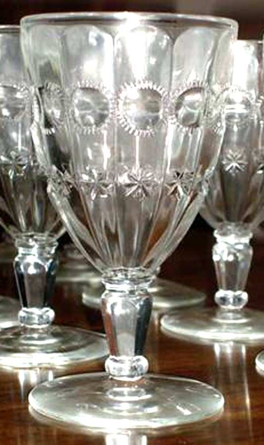 Priscilla Water Goblet by L G Wright Glass-1