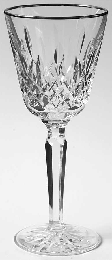 Platinum Lismore Tall Tall Wine by Waterford Crystal-1