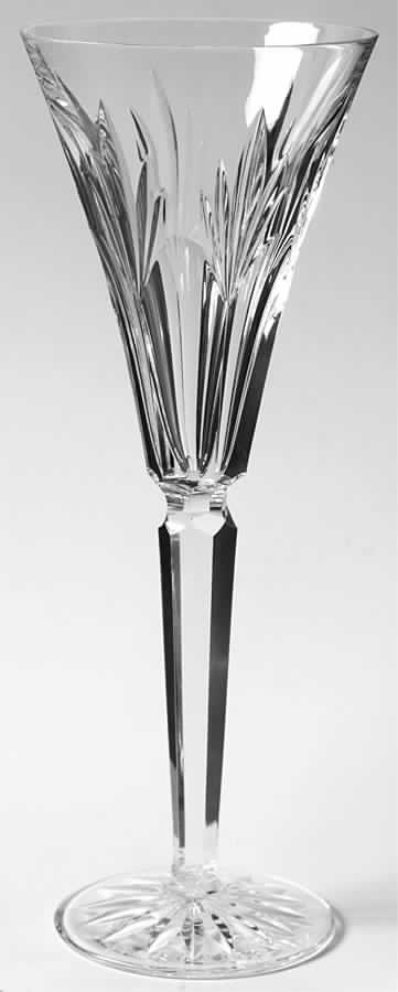 Ashleigh (Cut Starburst Foot) Fluted Champagne by Waterford Crystal-1
