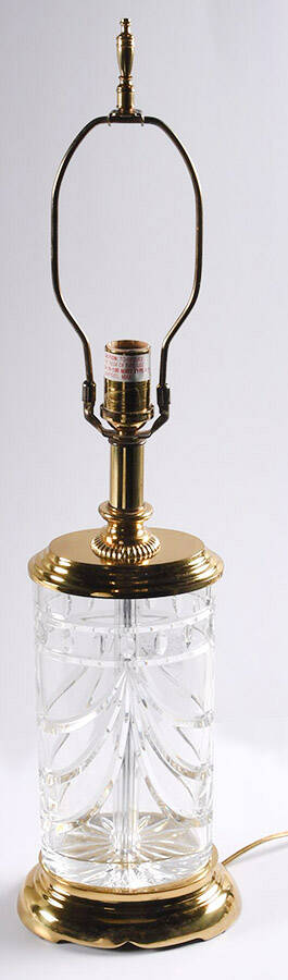 Overture 27" Electric Lamp Base by Waterford Crystal-1