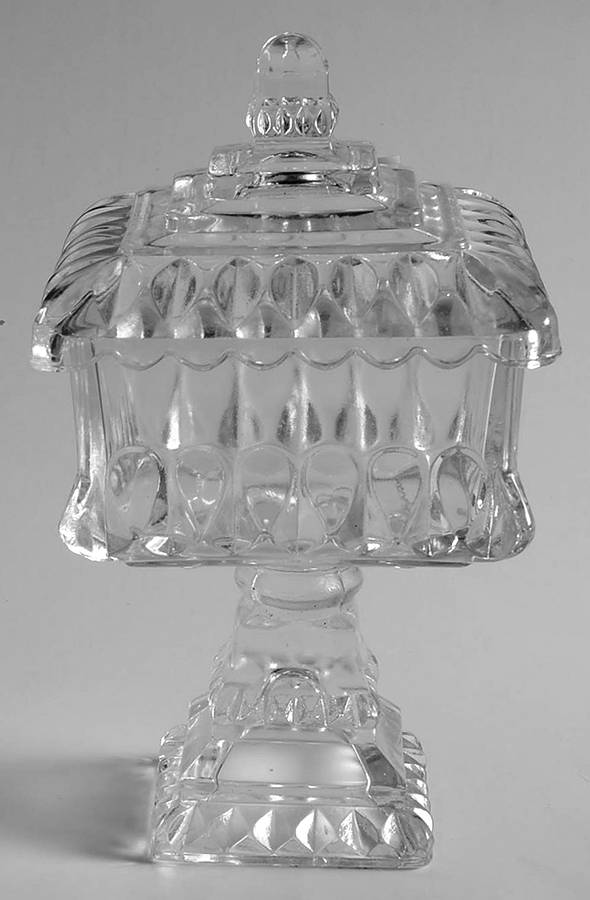 Wedding Clear Small Wedding Bowl & Lid by Westmoreland-1
