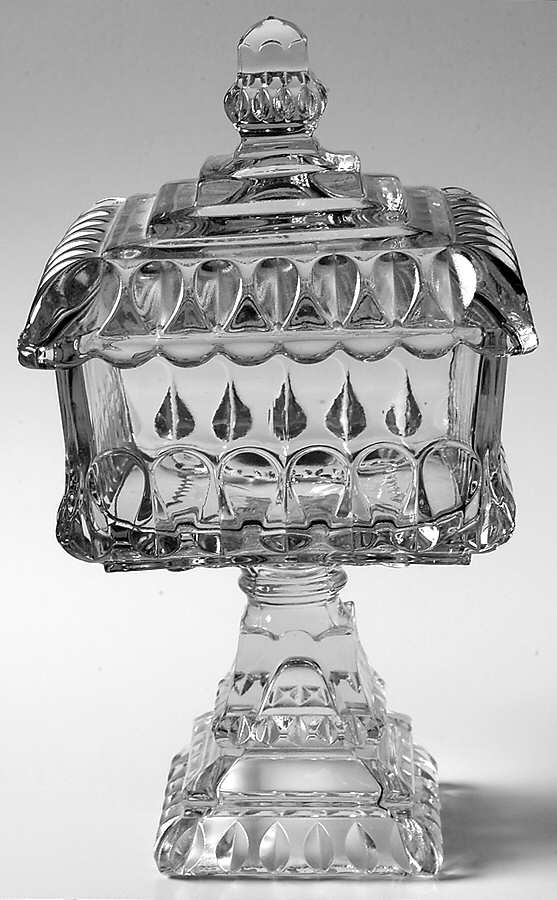 Wedding Clear Large Bowl Wedding & Lid by Westmoreland-1