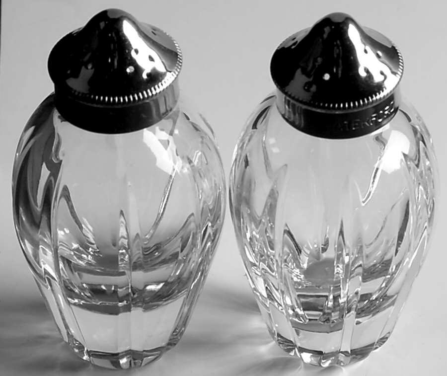 Palladia Collection Shaker Set w/Metal Lids by Waterford Crystal-1