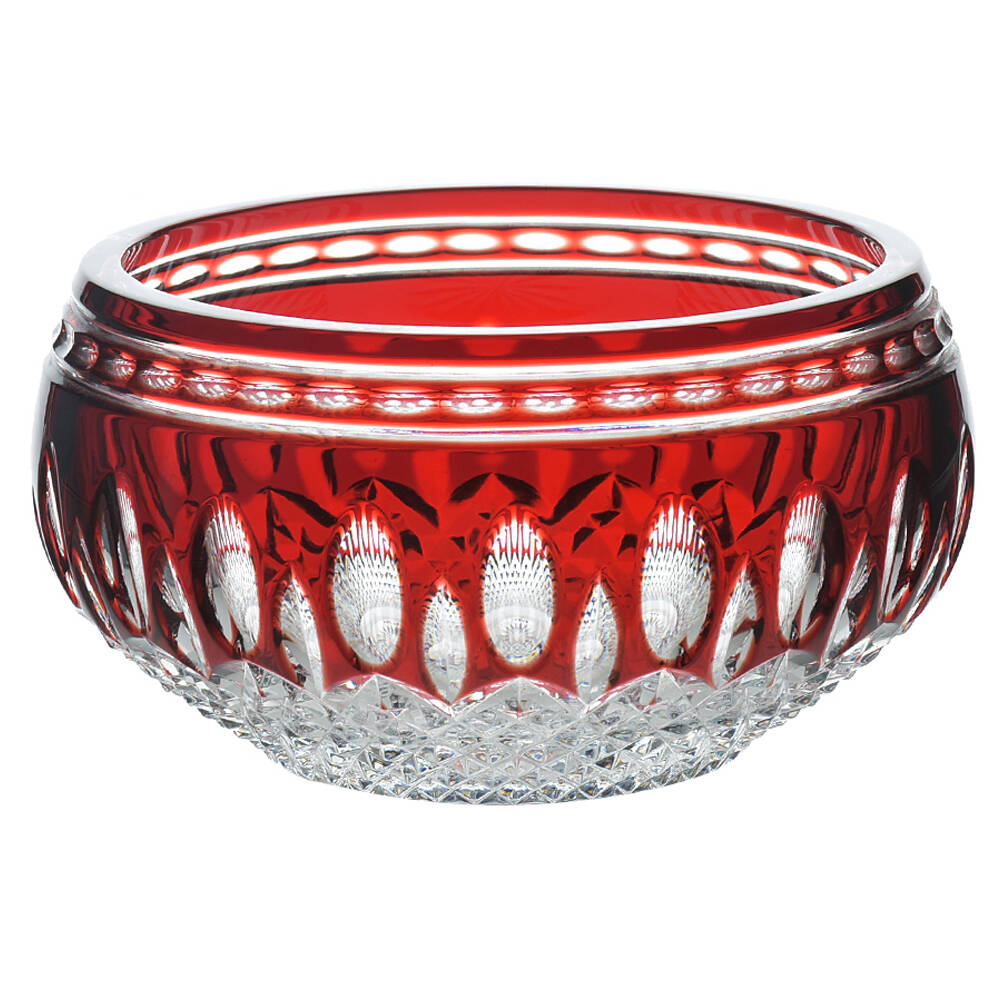 Clarendon 5" Ruby Round Bowl by Waterford Crystal-1