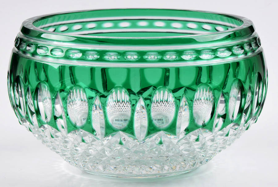 Clarendon 5" Emerald Green Round Bowl by Waterford Crystal-1